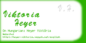 viktoria heyer business card